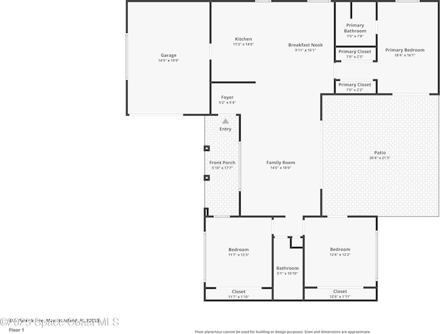 435 Patrick Ave, Merritt Island, FL 32953 - view of layout