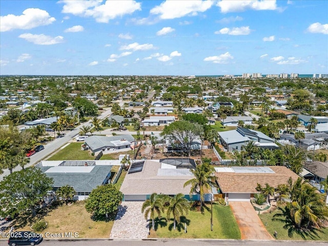 380 Greenway Ave, Satellite Beach, FL 32937 - bird's eye view with a residential view