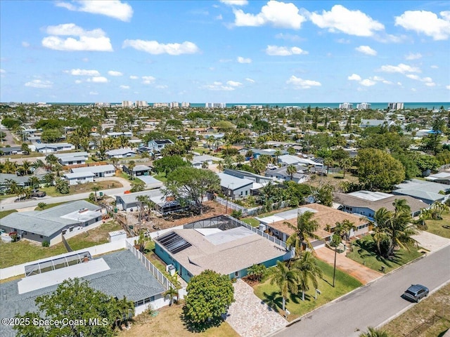 380 Greenway Ave, Satellite Beach, FL 32937 - bird's eye view with a water view