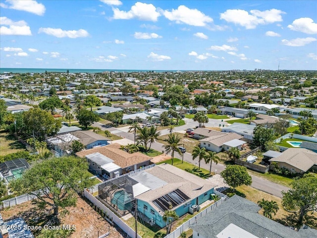 380 Greenway Ave, Satellite Beach, FL 32937 - drone / aerial view with a residential view and a water view