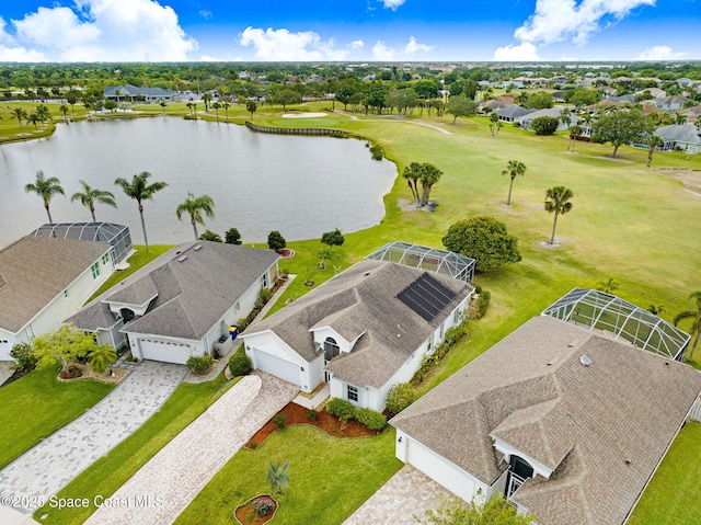 4942 Worthington Cir, Rockledge, FL 32955 - aerial perspective of suburban area with a large body of water