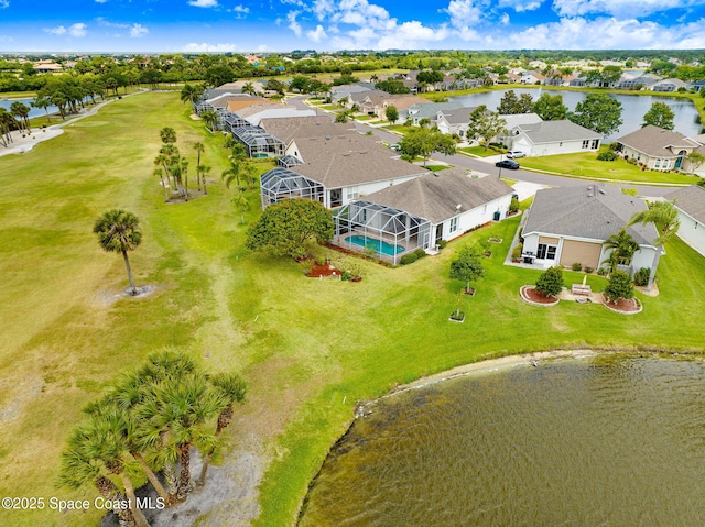 4942 Worthington Cir, Rockledge, FL 32955 - aerial perspective of suburban area with a large body of water