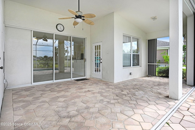 4942 Worthington Cir, Rockledge, FL 32955 - view of patio featuring ceiling fan