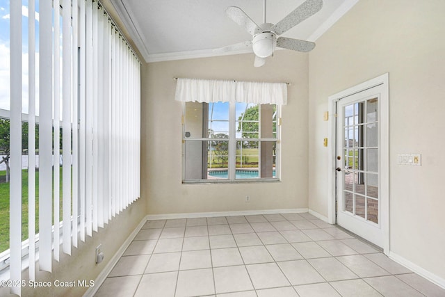 4942 Worthington Cir, Rockledge, FL 32955 - unfurnished sunroom with vaulted ceiling