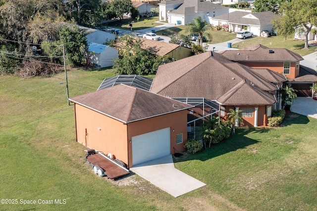 bird's eye view featuring a residential view