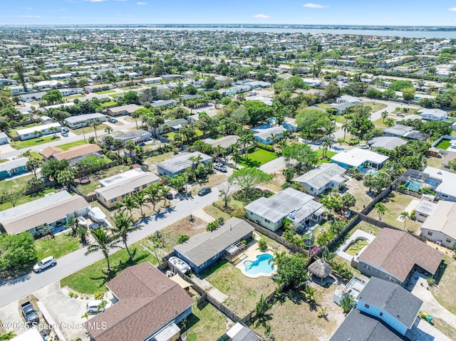 bird's eye view featuring a residential view