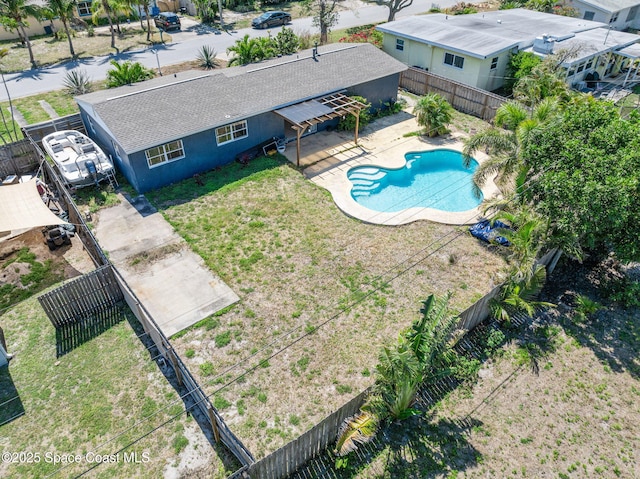 drone / aerial view