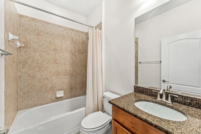 3980 Funston Cir, Melbourne, FL 32940 - full bath with vanity, toilet, and shower / bath combo