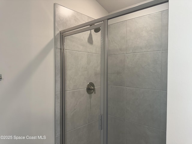 room details with a stall shower