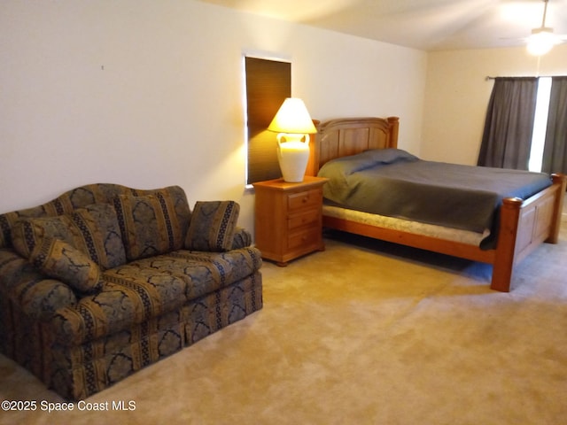 bedroom featuring carpet floors