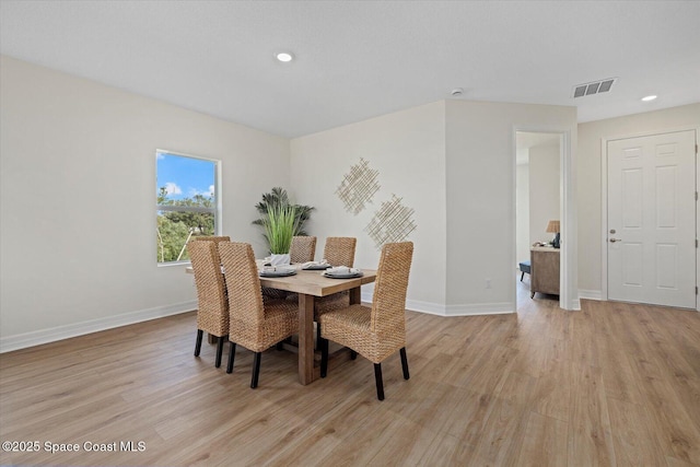 403 Fonsica St, Palm Bay, FL 32908 - dining room with light wood-style flooring, baseboards, and recessed lighting