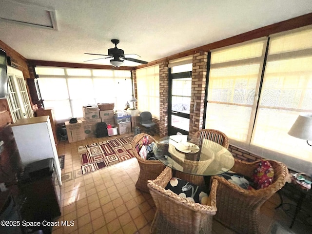 1961 Bradway St NE, Palm Bay, FL 32905 - sunroom / solarium with tile patterned flooring