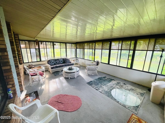 1961 Bradway St NE, Palm Bay, FL 32905 - sunroom / solarium featuring an outdoor living space