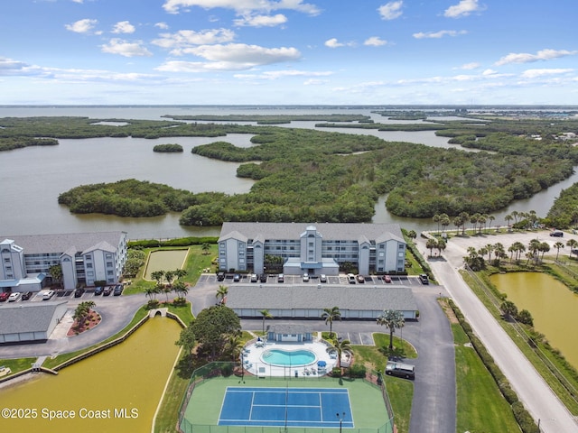 540 S Brevard Ave Unit 427, Cocoa Beach, FL 32931 - drone / aerial view of a nearby body of water