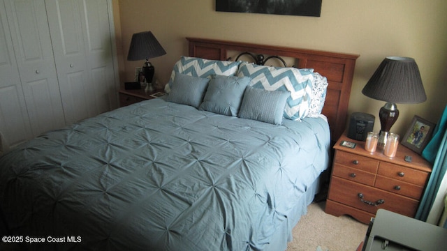 112 Broyles Dr SE, Palm Bay, FL 32909 - bedroom with carpet flooring and a closet