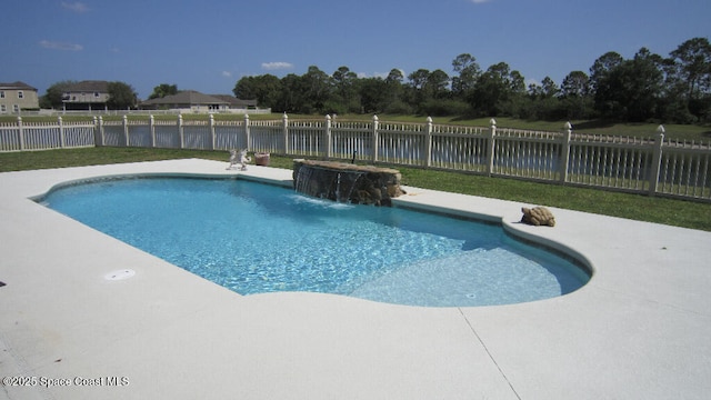 112 Broyles Dr SE, Palm Bay, FL 32909 - view of pool featuring a water view, fence, and a fenced in pool