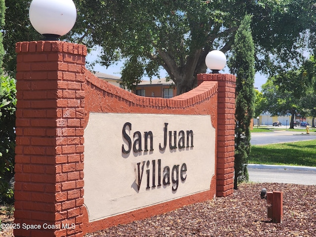 120 San Juan Cir, Melbourne, FL 32935 - view of community sign