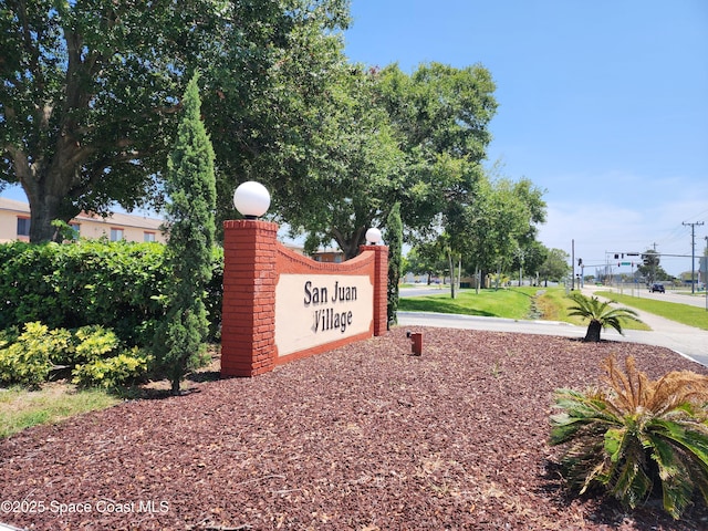 120 San Juan Cir, Melbourne, FL 32935 - view of community sign