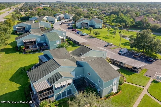 birds eye view of property featuring a residential view
