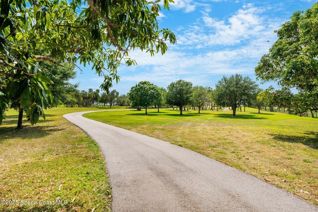 7021 S Tropical Trl, Merritt Island, FL 32952 - surrounding community featuring a lawn