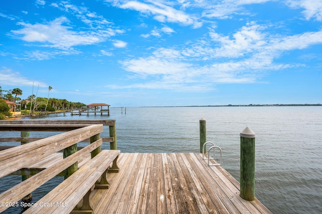 7021 S Tropical Trl, Merritt Island, FL 32952 - dock featuring a water view