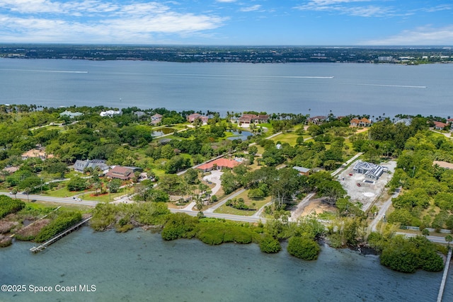 7021 S Tropical Trl, Merritt Island, FL 32952 - aerial view of property's location featuring a nearby body of water