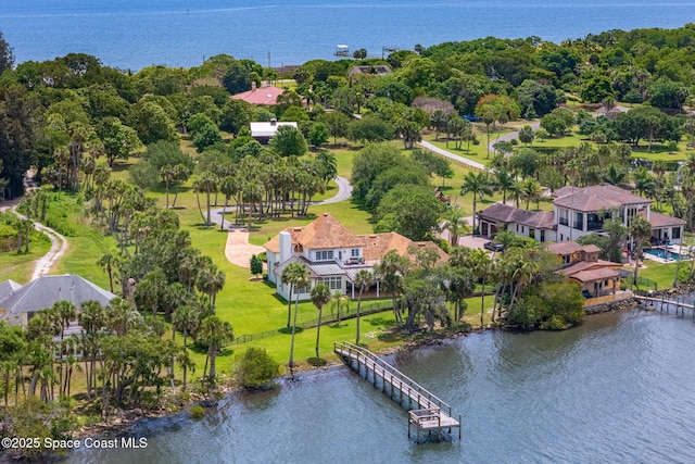 7021 S Tropical Trl, Merritt Island, FL 32952 - drone / aerial view of a nearby body of water