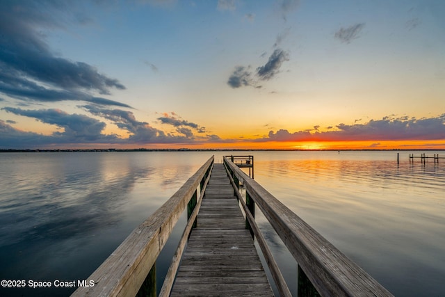 7021 S Tropical Trl, Merritt Island, FL 32952 - dock featuring a water view