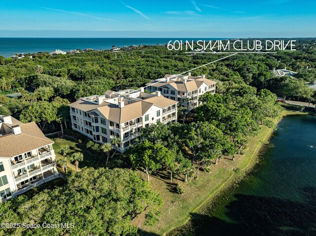 601 N Swim Club Dr Pha, Pha, Indian River Shores, FL 32963 - bird's eye view featuring a water view