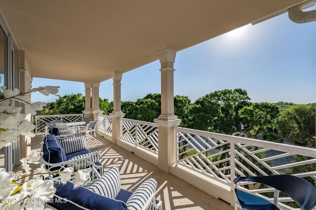 601 N Swim Club Dr Pha, Pha, Indian River Shores, FL 32963 - view of balcony