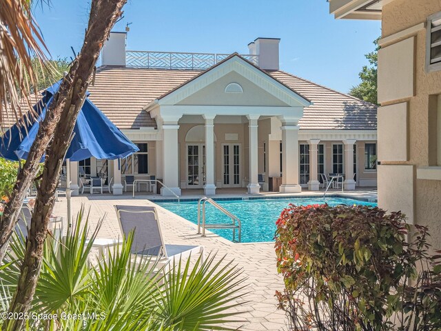 601 N Swim Club Dr Pha, Pha, Indian River Shores, FL 32963 - pool with a patio