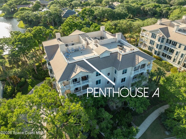 601 N Swim Club Dr Pha, Pha, Indian River Shores, FL 32963 - aerial view with a water view