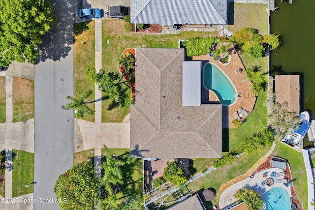 1445 Centaurus Ct, Merritt Island, FL 32953 - aerial view of a pool