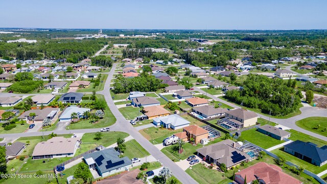5271 NW Mayfield Ln, Port St Lucie, FL 34983 - bird's eye view featuring a residential view