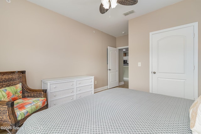 6461 Borasco Dr Unit 3804, Melbourne, FL 32940 - bedroom with baseboards and a ceiling fan