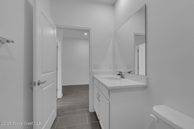 3155 Viridian Cir, Melbourne, FL 32904 - half bathroom with toilet and vanity