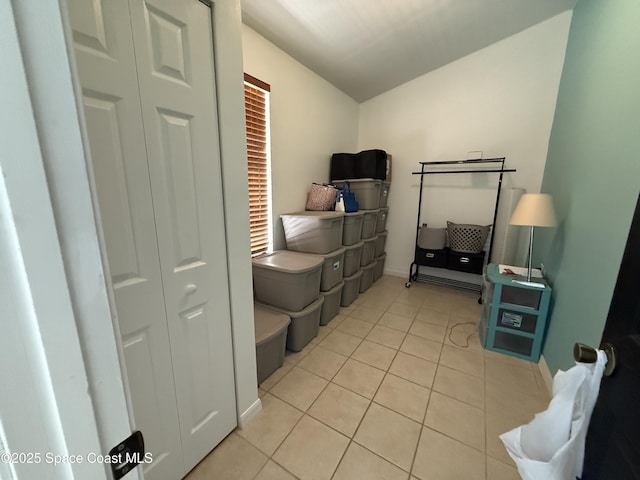 view of storage room