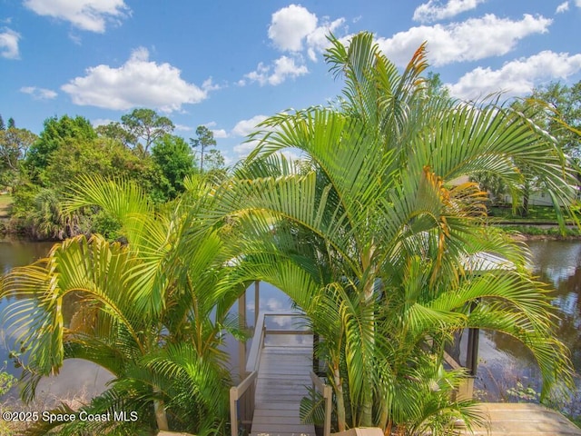 344 Concha Dr, Sebastian, FL 32958 - exterior space with a water view