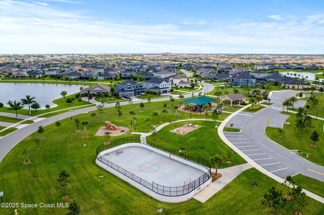 7785 Millbrook Ave, Melbourne, FL 32940 - aerial perspective of suburban area featuring a nearby body of water