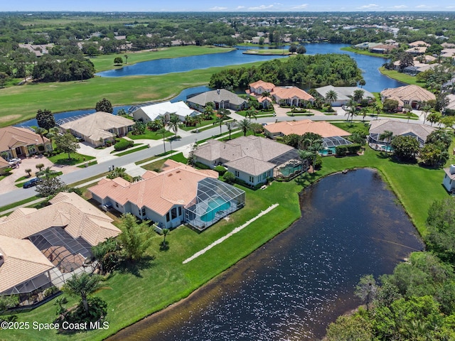 706 Palmer Way, Melbourne, FL 32940 - aerial perspective of suburban area featuring a nearby body of water