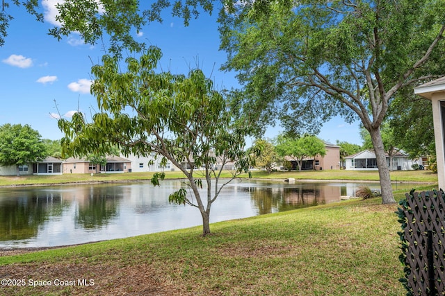 3666 Mount Carmel Ln, Melbourne, FL 32901 - water view with nearby suburban area