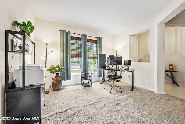 3666 Mount Carmel Ln, Melbourne, FL 32901 - carpeted office featuring baseboards