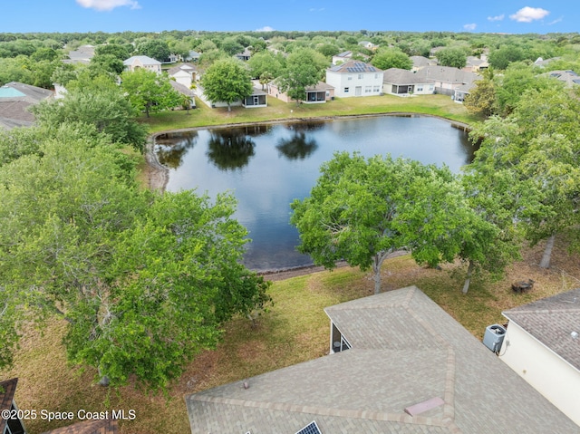 3666 Mount Carmel Ln, Melbourne, FL 32901 - aerial view of residential area featuring a large body of water