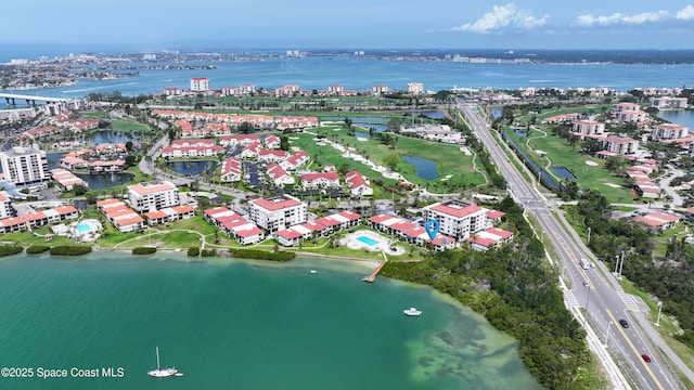 6365 Bahia Del Mar Blvd S Unit 210, Saint Petersburg, FL 33710 - aerial view with a water view