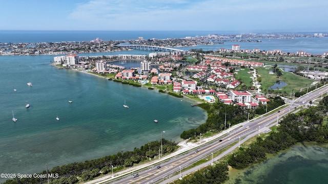 6365 Bahia Del Mar Blvd S Unit 210, Saint Petersburg, FL 33710 - birds eye view of property with a water view