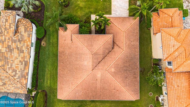 drone / aerial view