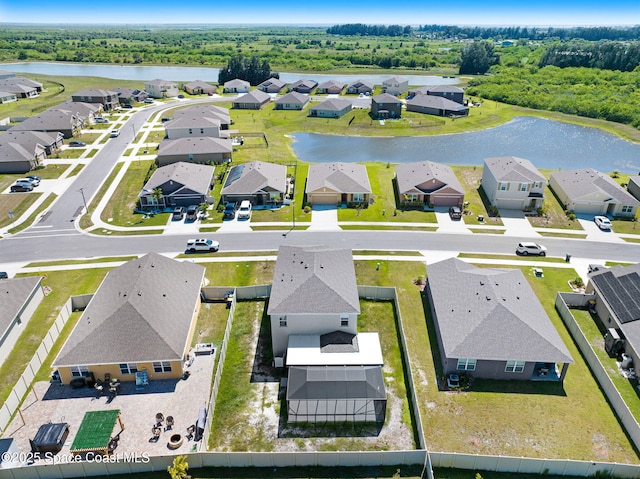 1217 Casey Ave, Rockledge, FL 32955 - aerial view of residential area with a nearby body of water