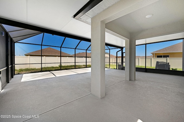 1217 Casey Ave, Rockledge, FL 32955 - view of patio / terrace featuring glass enclosure