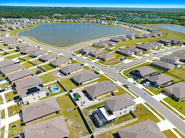 1217 Casey Ave, Rockledge, FL 32955 - aerial perspective of suburban area featuring a nearby body of water