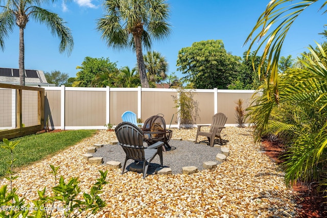 3210 Calgary St, Melbourne, FL 32935 - view of yard featuring a patio area and a fenced backyard